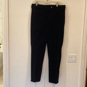 Black corduroy pants